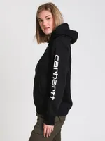 CARHARTT CLARKSBURG LOGO PULLOVER HOODIE - CLEARANCE