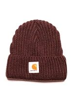 CARHARTT RIB KNIT BEANIE - DEEP WINE - CLEARANCE