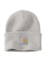 CARHARTT WATCH BEANIE - WHITE/BLANC - CLEARANCE