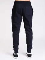 MENS REV WEAVE JOGGER PANT - NAVY CLEARANCE
