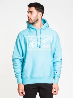 MENS RW SCREENED PULLOVER HOOD - BLUE CLEARANCE