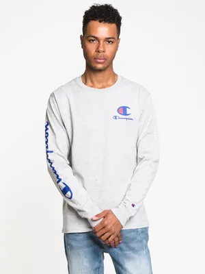 CHAMPION OVER SCRIPT LONG SLEEVE