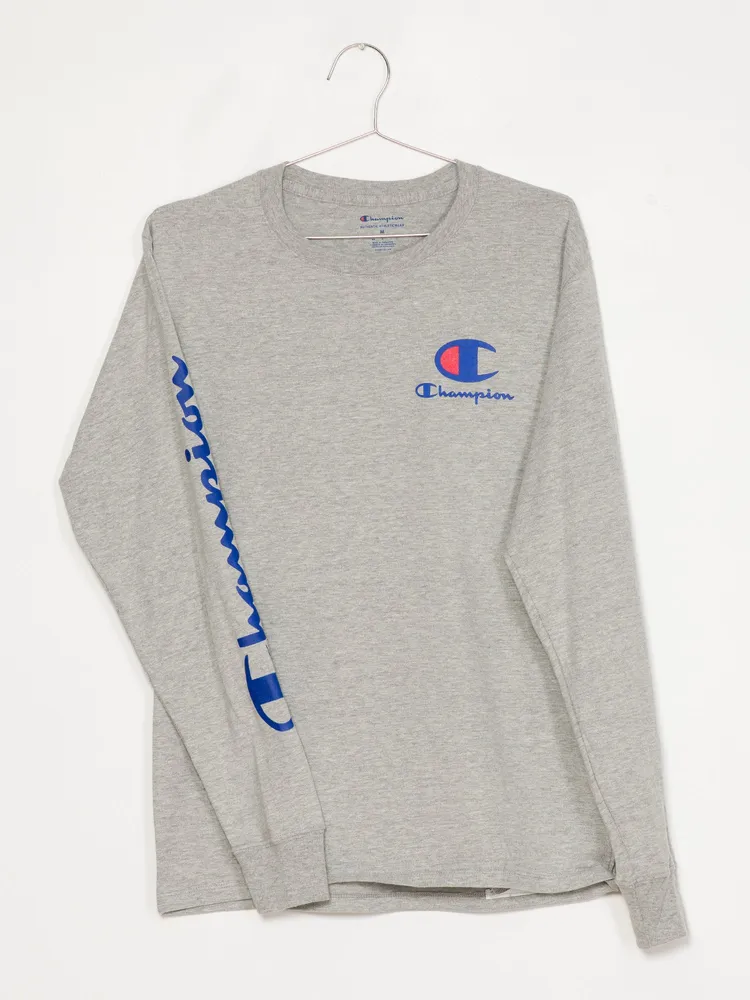 CHAMPION OVER SCRIPT LONG SLEEVE