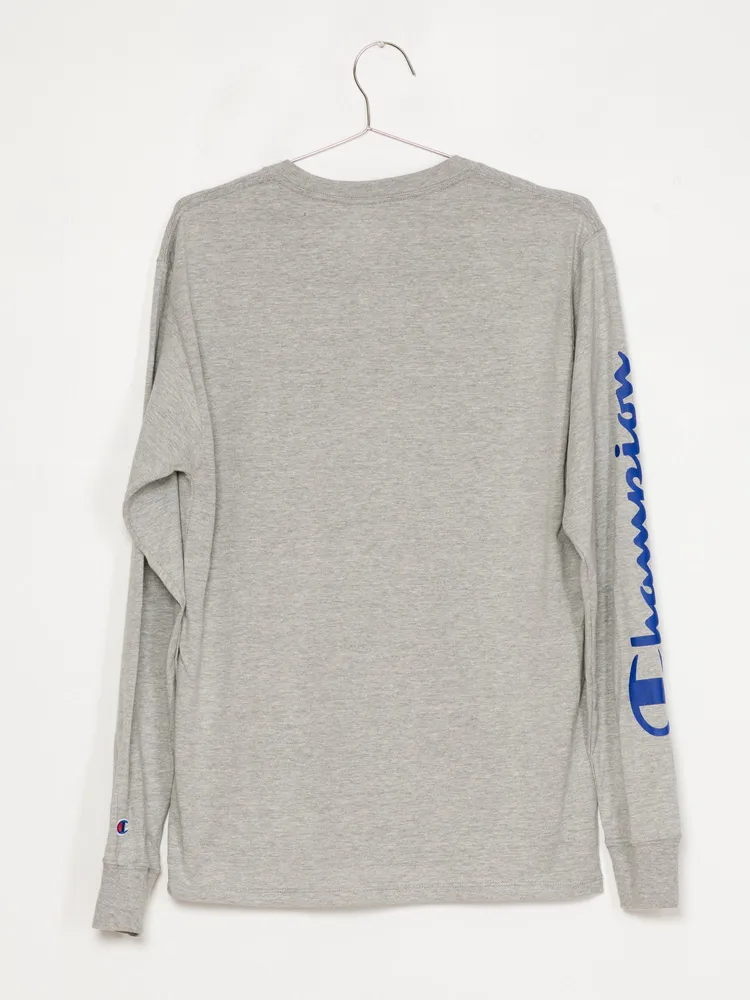 CHAMPION OVER SCRIPT LONG SLEEVE