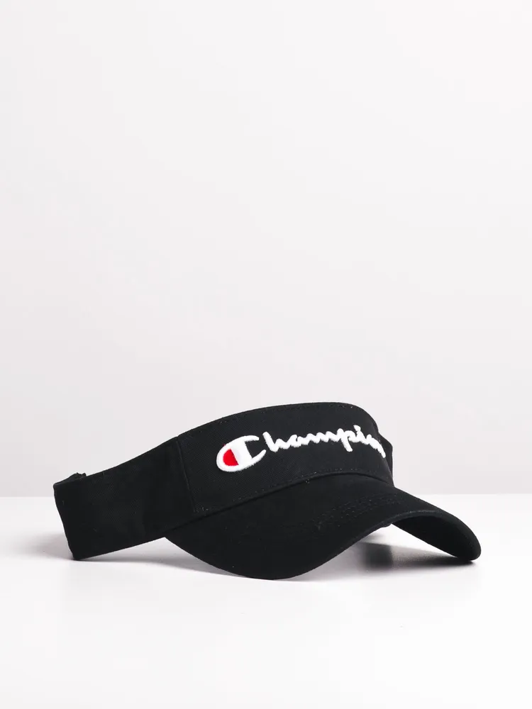 TWILL MESH VISOR - BLACK - CLEARANCE