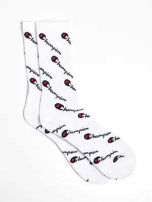 ALL OVER PRINT CREW SOCK - CLEARANCE