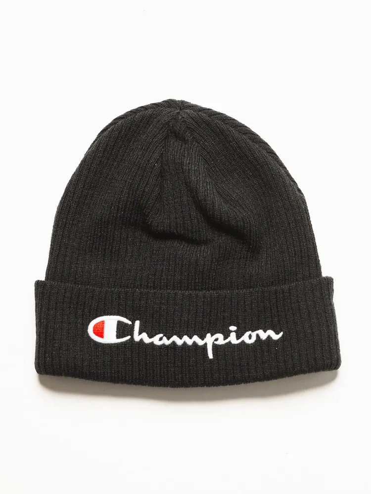 PIVOT CUFF BEANIE - BLACK - CLEARANCE