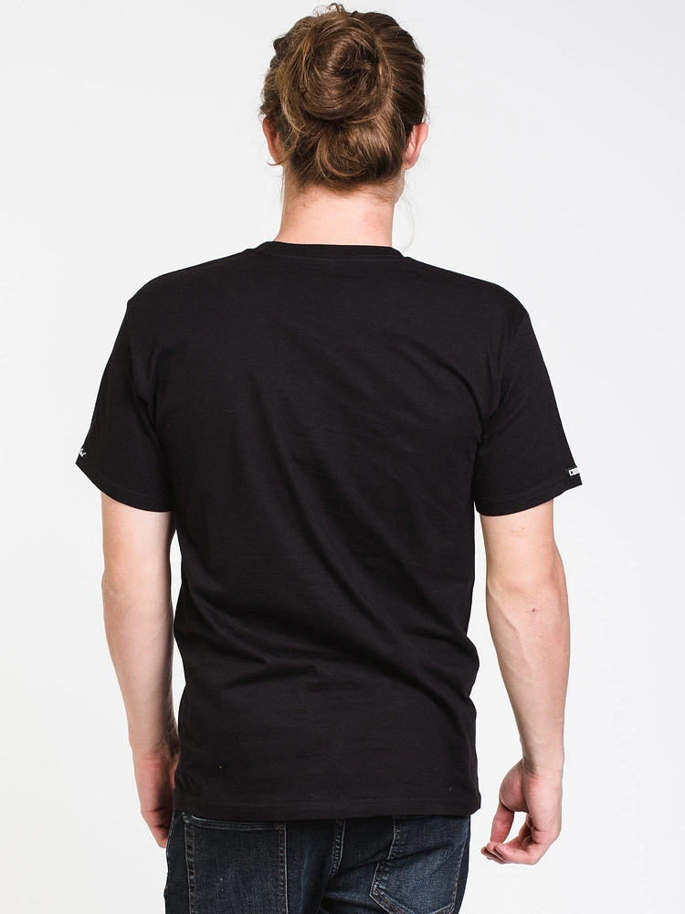 MENS GRECO MONO KLEPTO SHORT SLEEVE T-SHIRT - BLK CLEARANCE