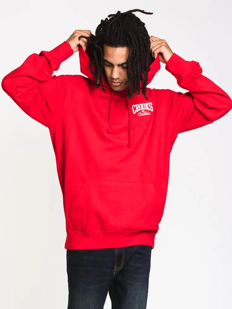 CROOKS & CASTLES BANDUSA EMBROIDERED PULLOVER HOODIE - CLEARANCE