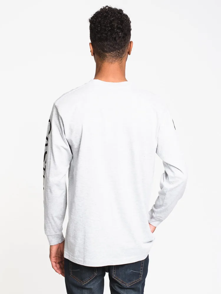 CROOKS & CASTLES C&C SPLIT LONG SLEEVE TEE - CLEARANCE