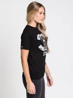 CROOKS & CASTLES CC MEDUSA PAISLEY BOYFRIEND SHORT SLEEVE TEE - CLEARA