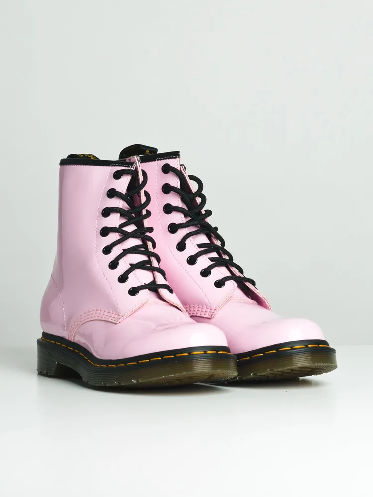 WOMENS DR MARTENS 1460 PATENT LAMPER BOOT - CLEARANCE