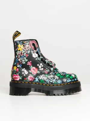 WOMENS DR MARTENS SINCLAIR FLORAL MASH UP BOOT - CLEARANCE