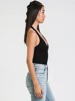 DYNAMIC HALTER V PLUNGE BODYSUIT