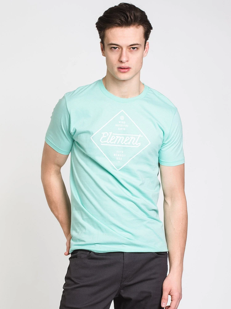 MENS STADIUM SHORT SLEEVE T-SHIRT- MINT - CLEARANCE