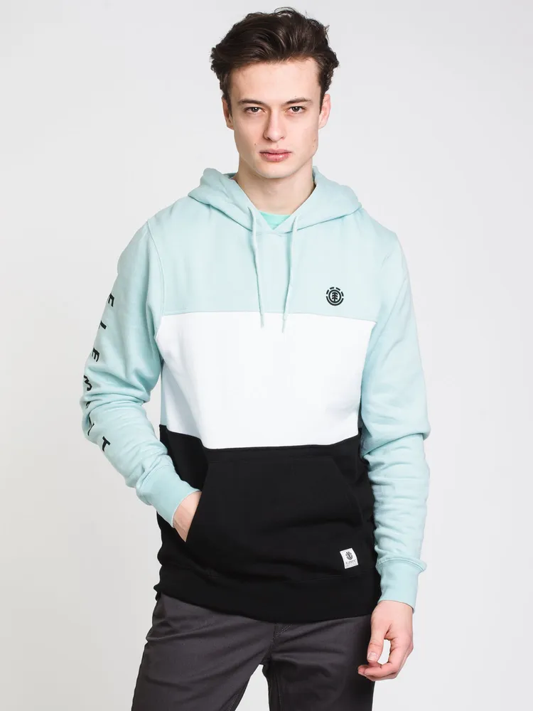 MENS BLAZER PULLOVER HOODIE - MINT/BLACK CLEARANCE