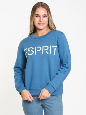 WOMENS VINTAGE CREW - BRIGHT BLUE CLEARANCE