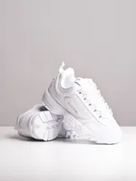 WOMENS DISRUPTER II PREMIUM WHITE SNEAKERS - CLEARANCE