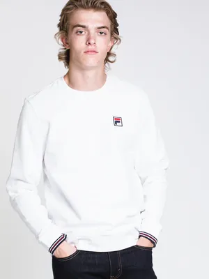 MENS OZZI F-BOX CREW - WHITE CLEARANCE