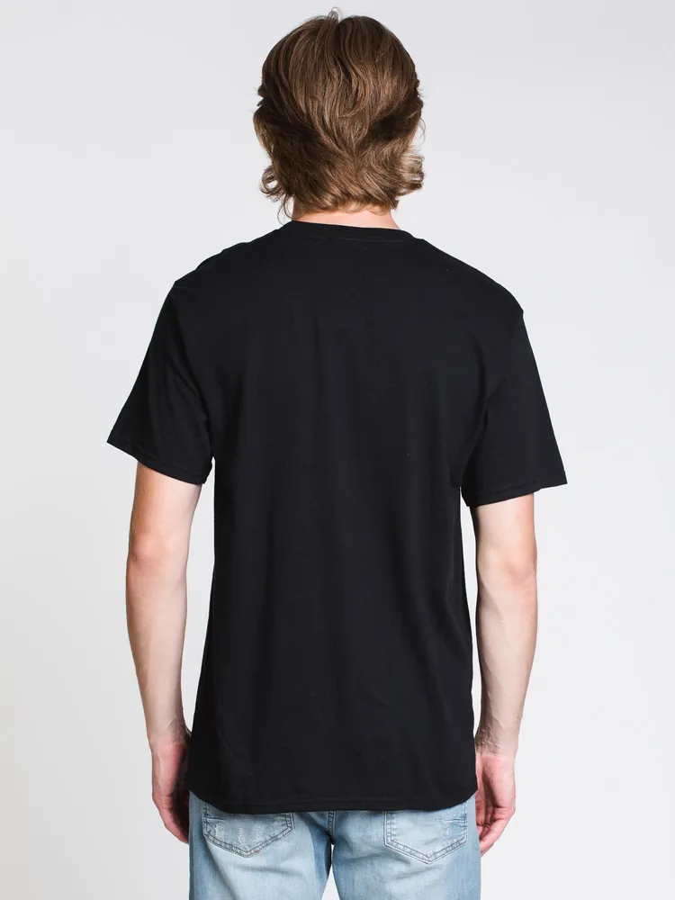 MENS MICAH S/S T - BLACK CLEARANCE