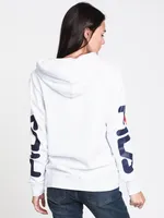 WOMENS SCARLETT PULLOVER HOODIE - WHITE CLEARANCE