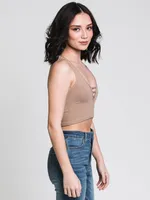 FREE PEOPLE STRAPPED BRAMI - NUDE CLEARANCE