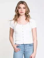 WOMENS PAIGE SCOOP TEE - CLEARANCE