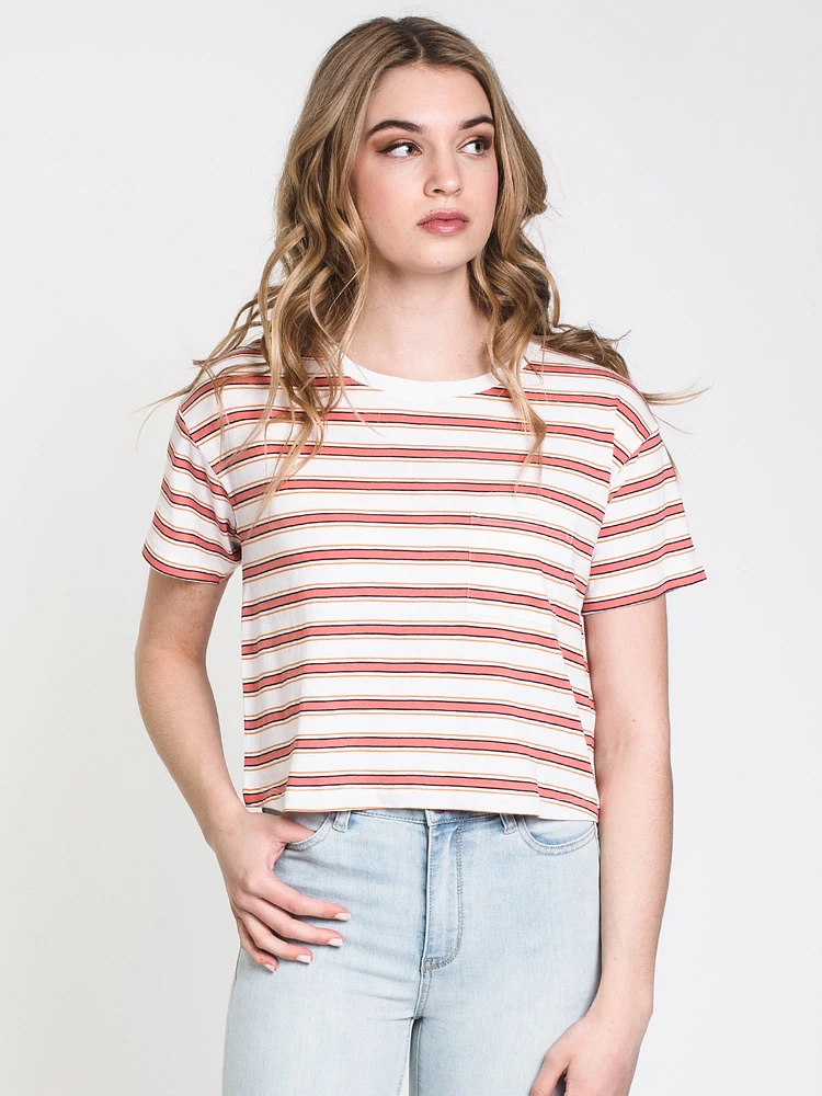 WOMENS MILLIE STRIPE TEE - CLEARANCE