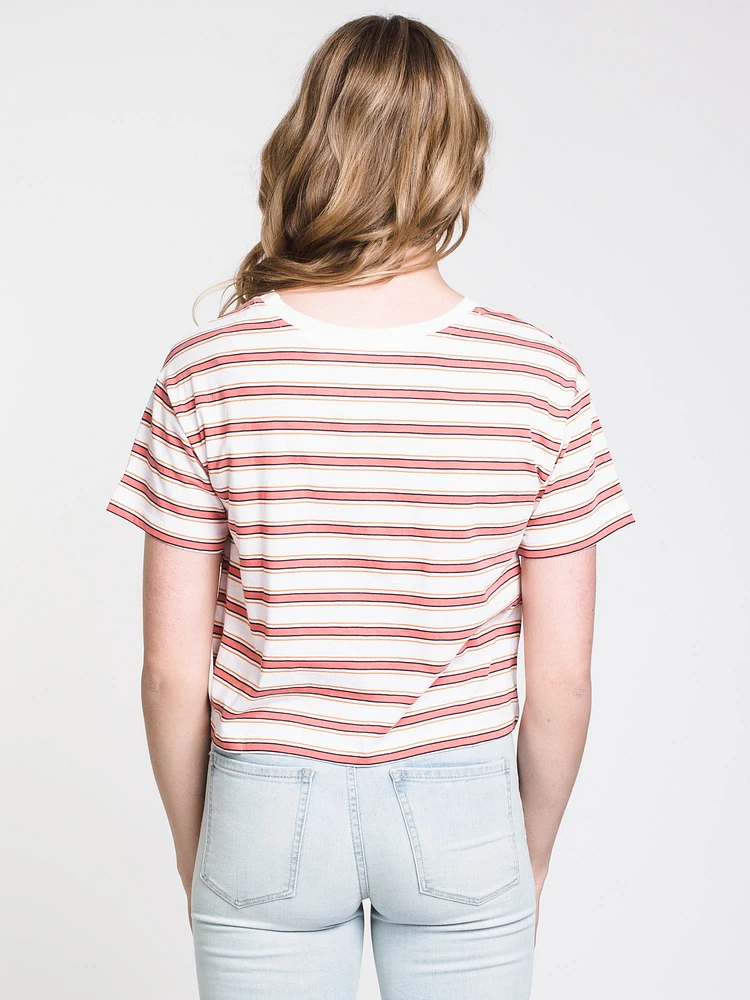 WOMENS MILLIE STRIPE TEE - CLEARANCE