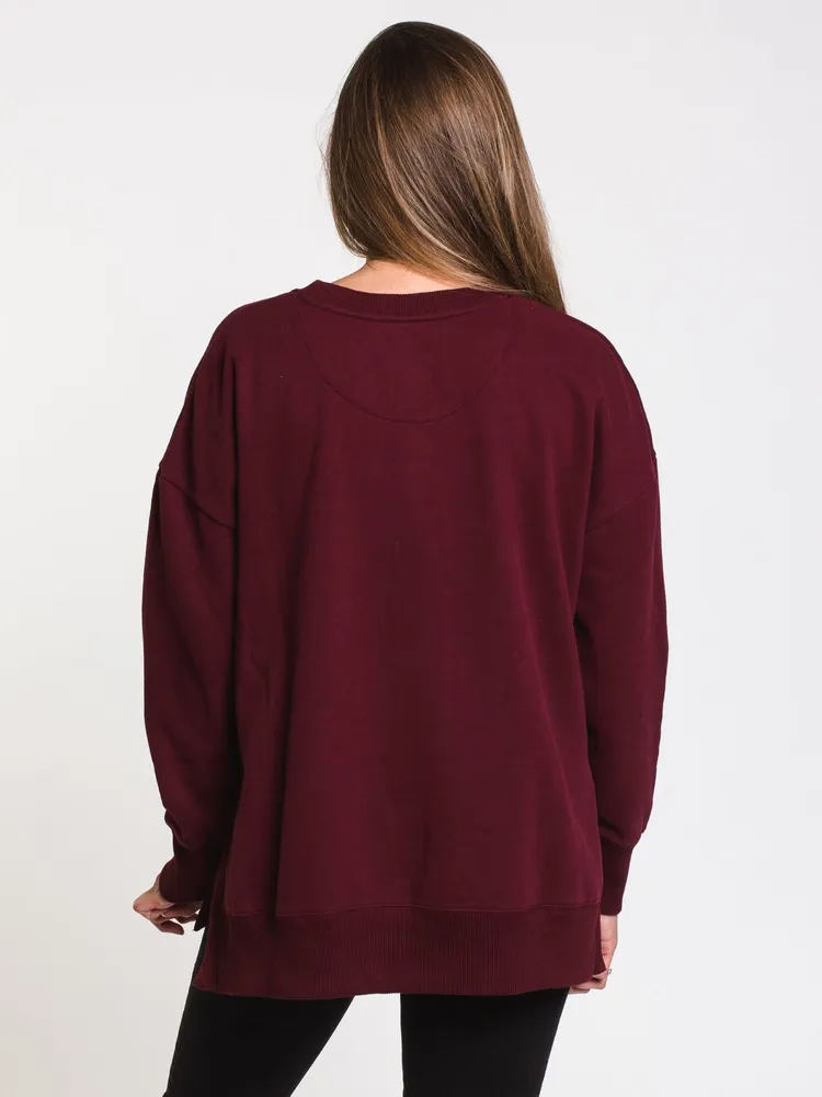 WOMENS SIENNA CREWNECK FLEECE