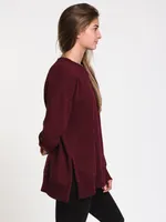 WOMENS SIENNA CREWNECK FLEECE - CLEARANCE