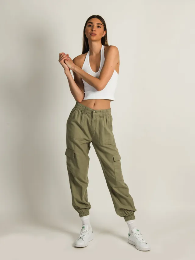 HARLOW ANDI CARGO SWEATPANTS - ROCK