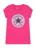 LITTLE GIRLS CONVERSE CTP FILL T-SHIRT - CLEARANCE