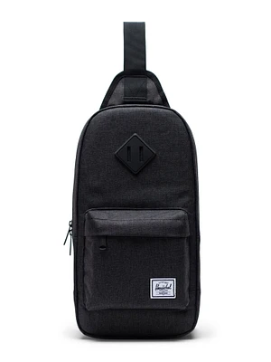 HERSCHEL SUPPLY CO. HERITAGE SHOULDER BAG BACKPACK - BLACK X - CLEARAN