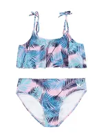 YOUTH GIRLS HURLEY 2-PIECE BIKINI SWIM SET - CLEARANCE