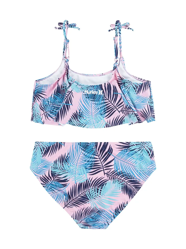 YOUTH GIRLS HURLEY 2-PIECE BIKINI SWIM SET - CLEARANCE