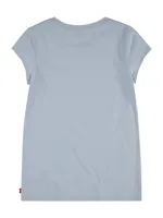 LEVIS YOUTH GIRLS GRAPHIC BATWING TEE - CLEARANCE