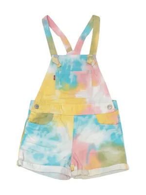 LEVIS YOUTH GIRLS SUNNY TIE DYE SHORTALL - CLEARANCE