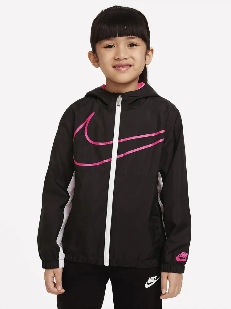 NIKE LITTLE GIRLS SWOOSH WINDBREAKER - CLEARANCE