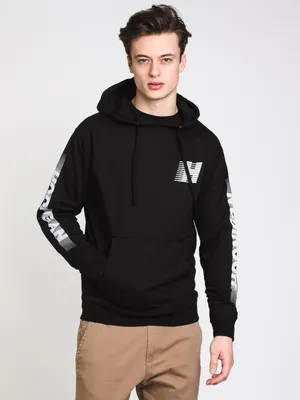 MENS SHIFT PULLOVER HOODIE - BLACK CLEARANCE