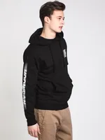 MENS SHIFT PULLOVER HOODIE - BLACK CLEARANCE