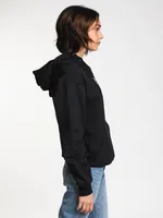 HOTLINE APPAREL UNISEX BUTTERFLY EMBROIDERED HOODIE - BLACK CLEARANC