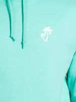 PALM EMBROIDERED HOODIE - CLEARANCE