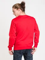 MENS CHRISTMASK CREW - RED CLEARANCE