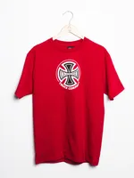 MENS TRUCK CO SHORT SLEEVE T-SHIRT- CARDINAL - CLEARANCE