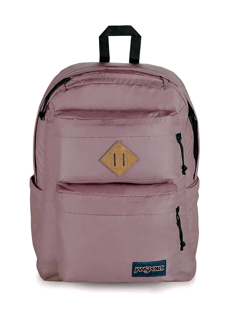 JANSPORT DOUBLE BREAK BACKPACK - PURPLE - CLEARANCE