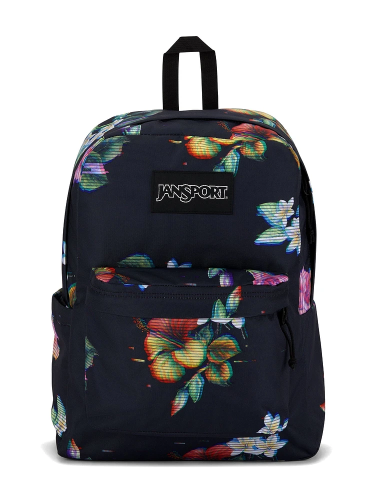 JANSPORT SUPERBREAK - FLORAL GLITCH BACKPACK