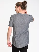 MENS HAL LONGLINE HENLEY-BF - CLEARANCE