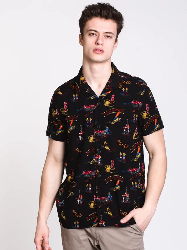 KOLBY PRINTED RAYON SHIRT - CLEARANCE