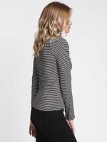 WOMENS KNIT TURTLE NECK - B/W CLEARANCE